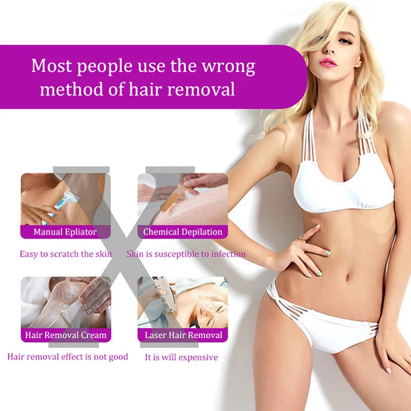 Electric Epilator – Instant, Pain-Free Hair Removal for Women