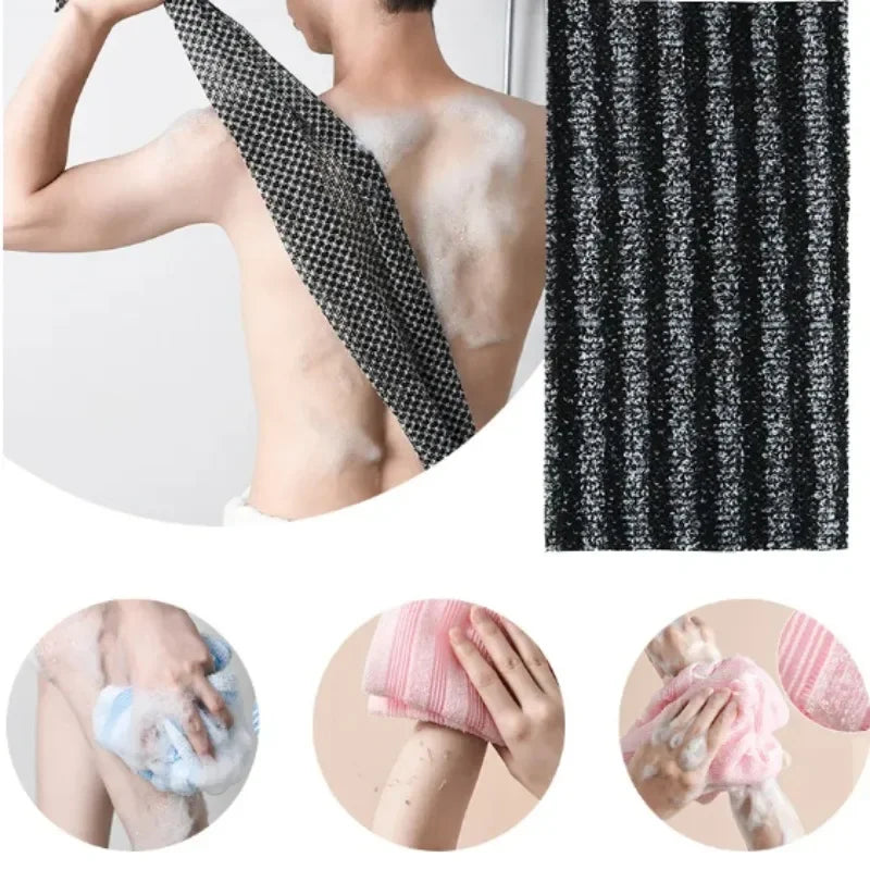 Exfoliating Nylon Bath Towel – Ultimate Body Scrub for Smooth Skin