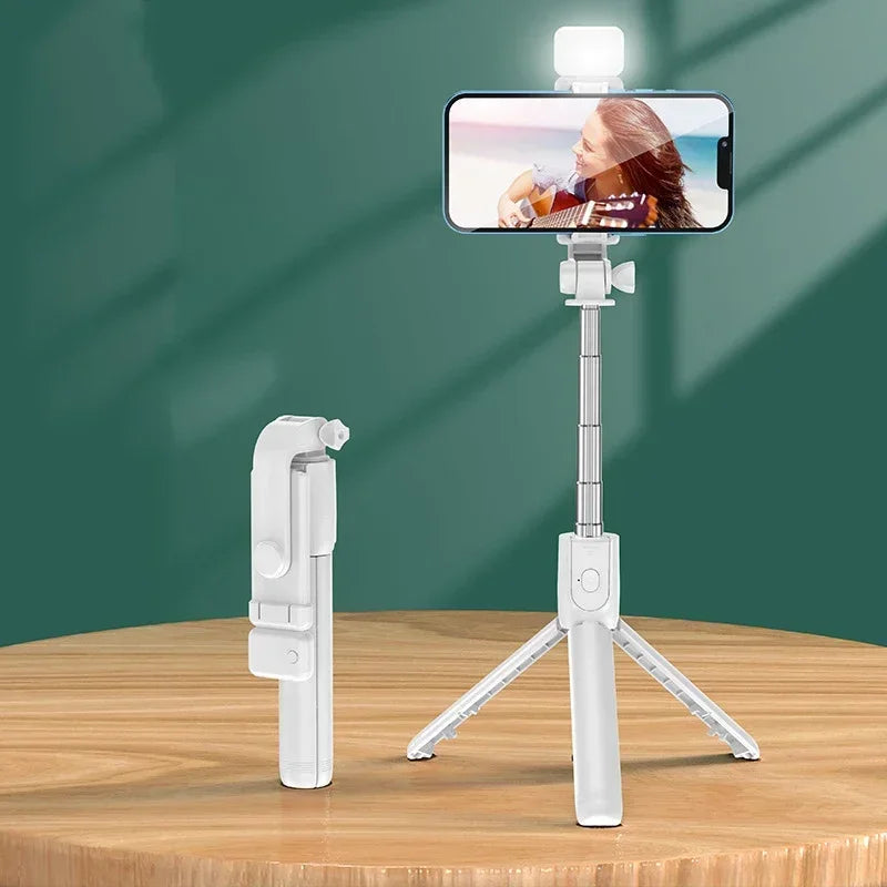 Bluetooth Remote Extendable Phone Tripod – Perfect for Selfies & Live Streaming