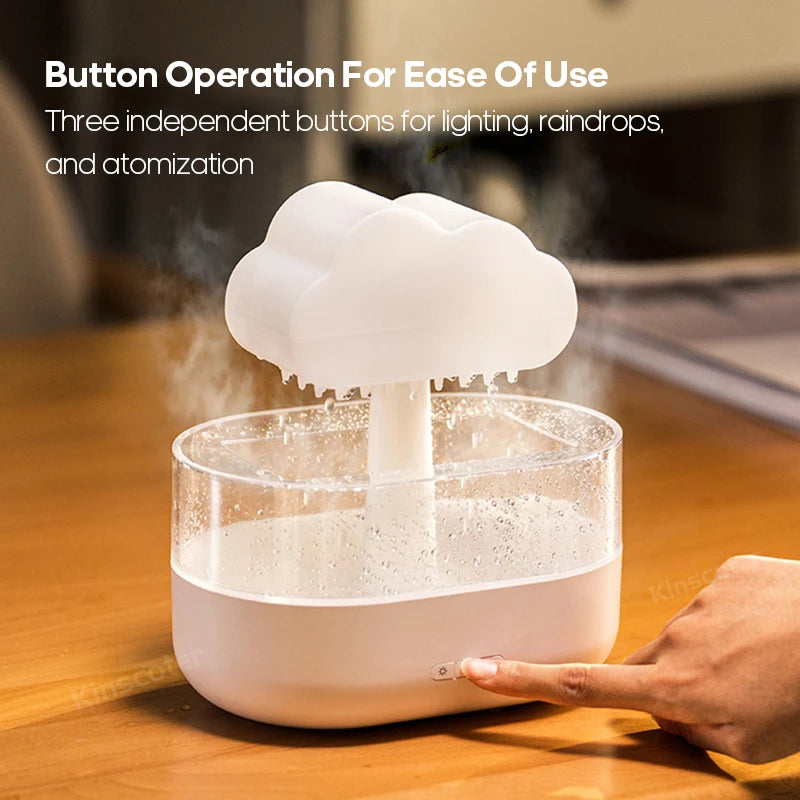 KINSCOTER Zen Rain Clouds – Aroma Diffuser and Humidifier That Captivates!