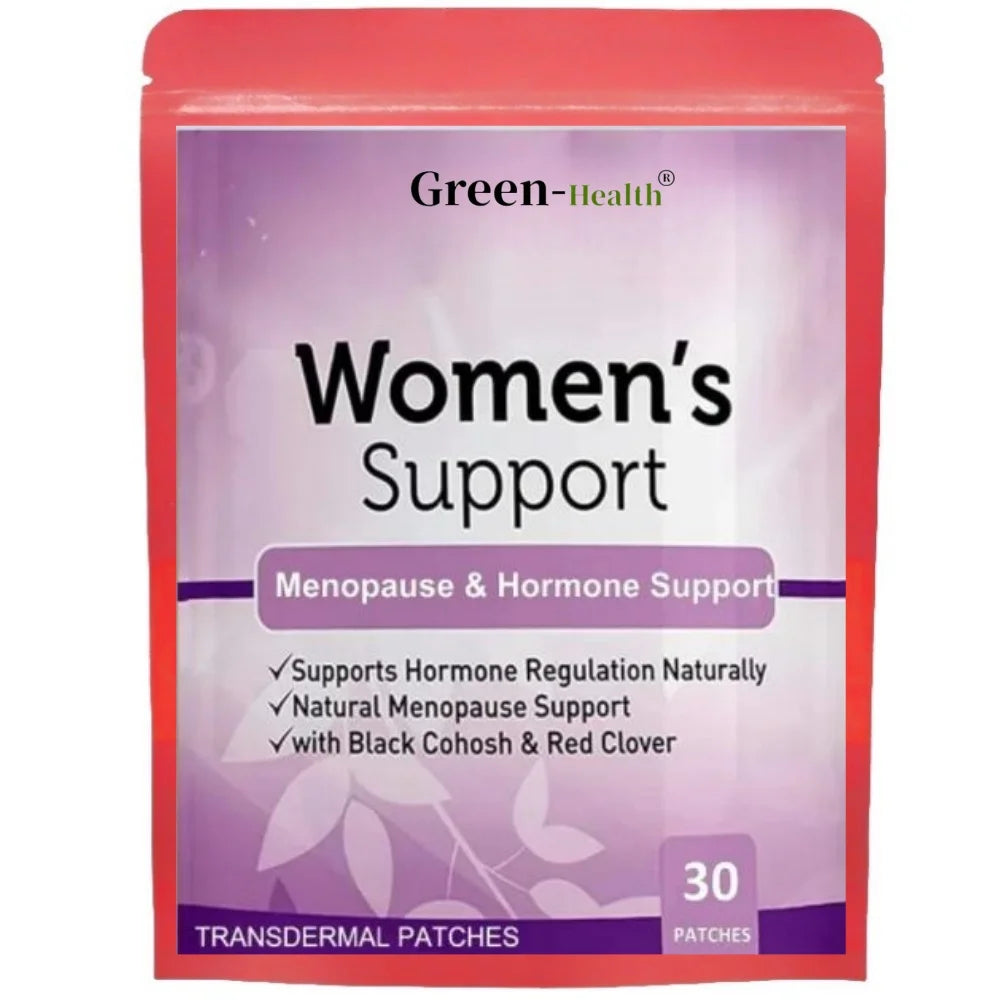 Womens Support Transdermal Patches Hormone Regulation Menopause Support -30 Patches One Month Supply