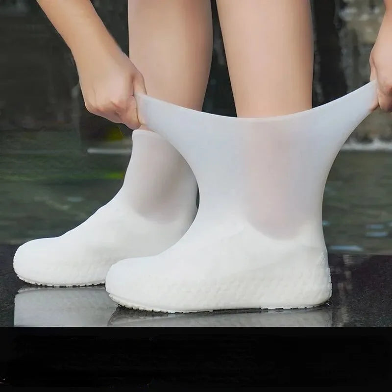 Reusable Waterproof Shoe Covers for Rainy Days!"