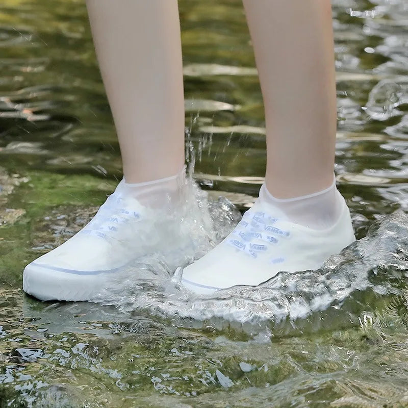 Reusable Waterproof Shoe Covers for Rainy Days!"