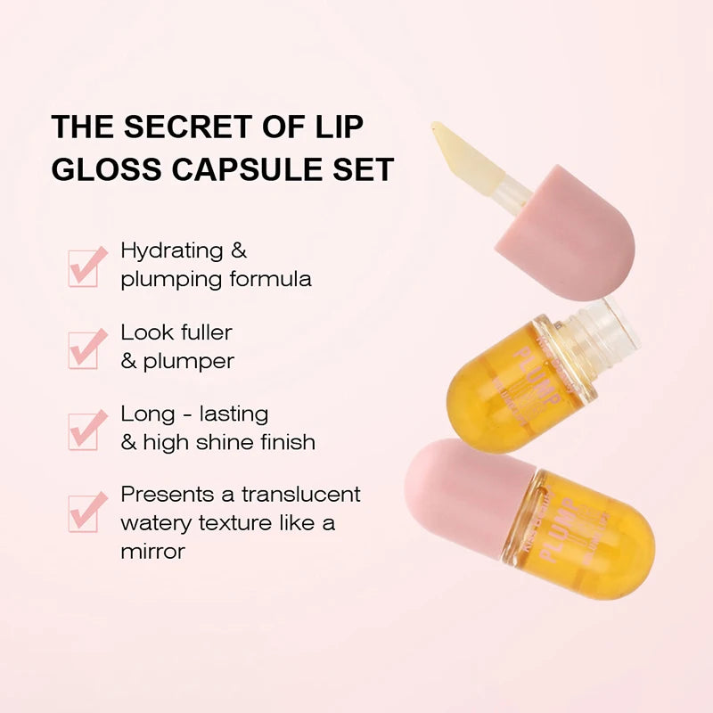 Long Lasting Lip Plumper Oil - Instant Lip Volume & Sexy Gloss