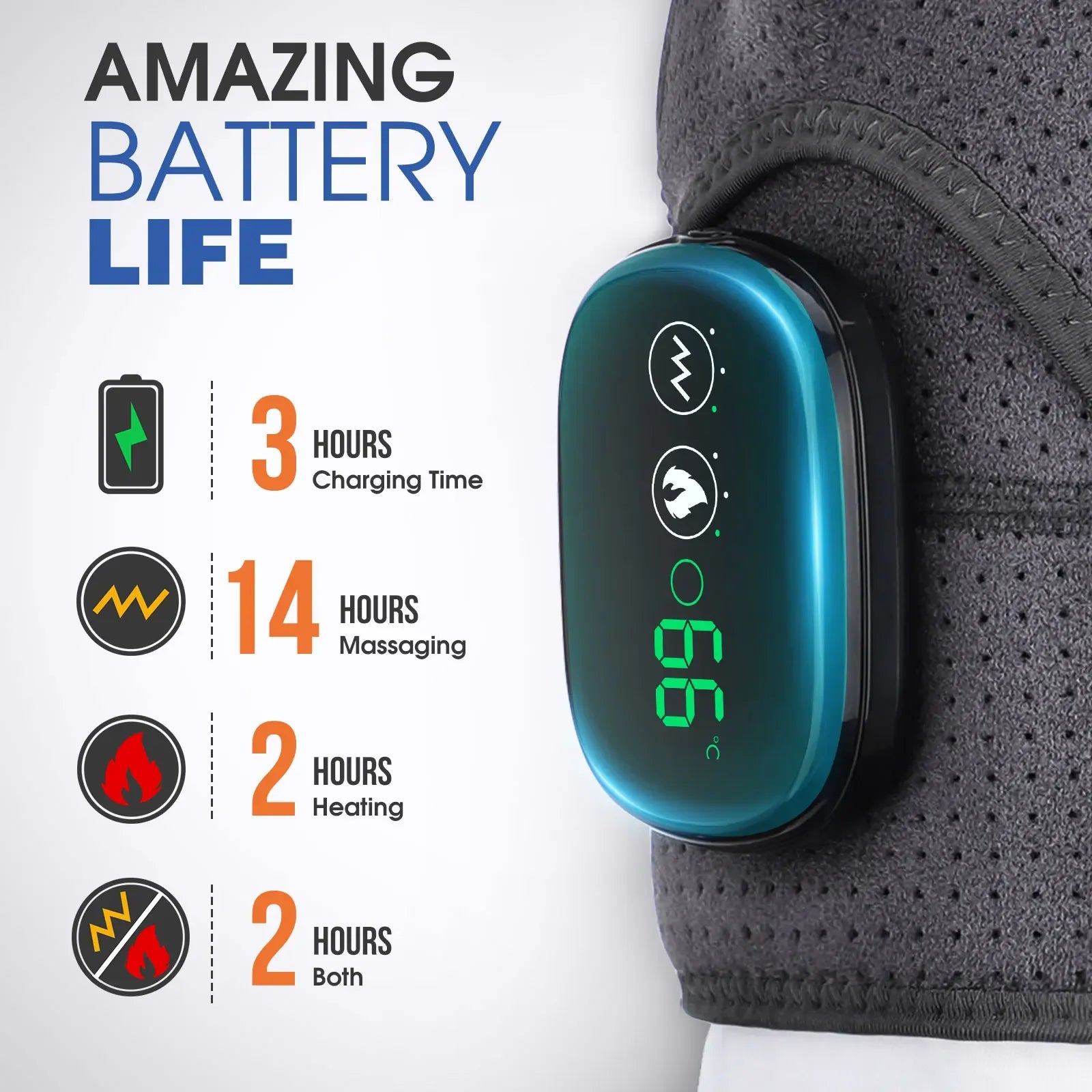 LED Heating & Vibration Shoulder Massager – Pain Relief and Relaxation Redefined"