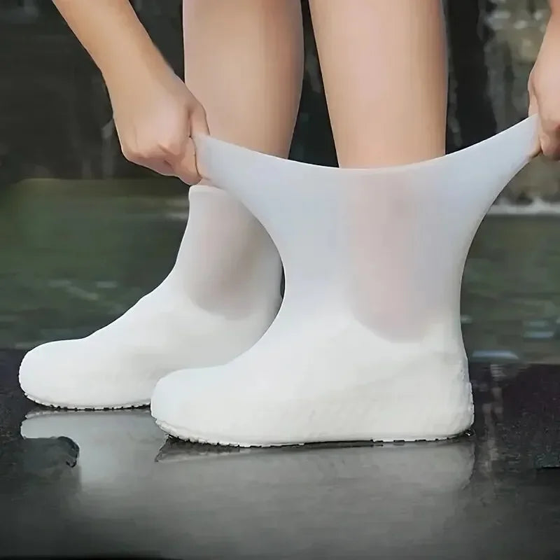 Reusable Waterproof Shoe Covers for Rainy Days!"