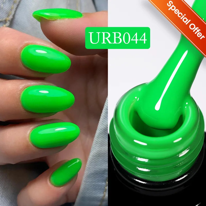 UR SUGAR 7ml Nude Crystal Rubber Base Gel Natural Color Semi Permanent Soak off UV LED Gel Nail Art Varnish