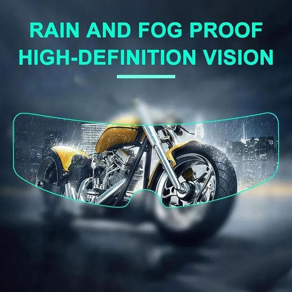 High-End Universal Anti-Fog Patch Film for Motorcycle Helmets – Ride Clearly in Any Weather