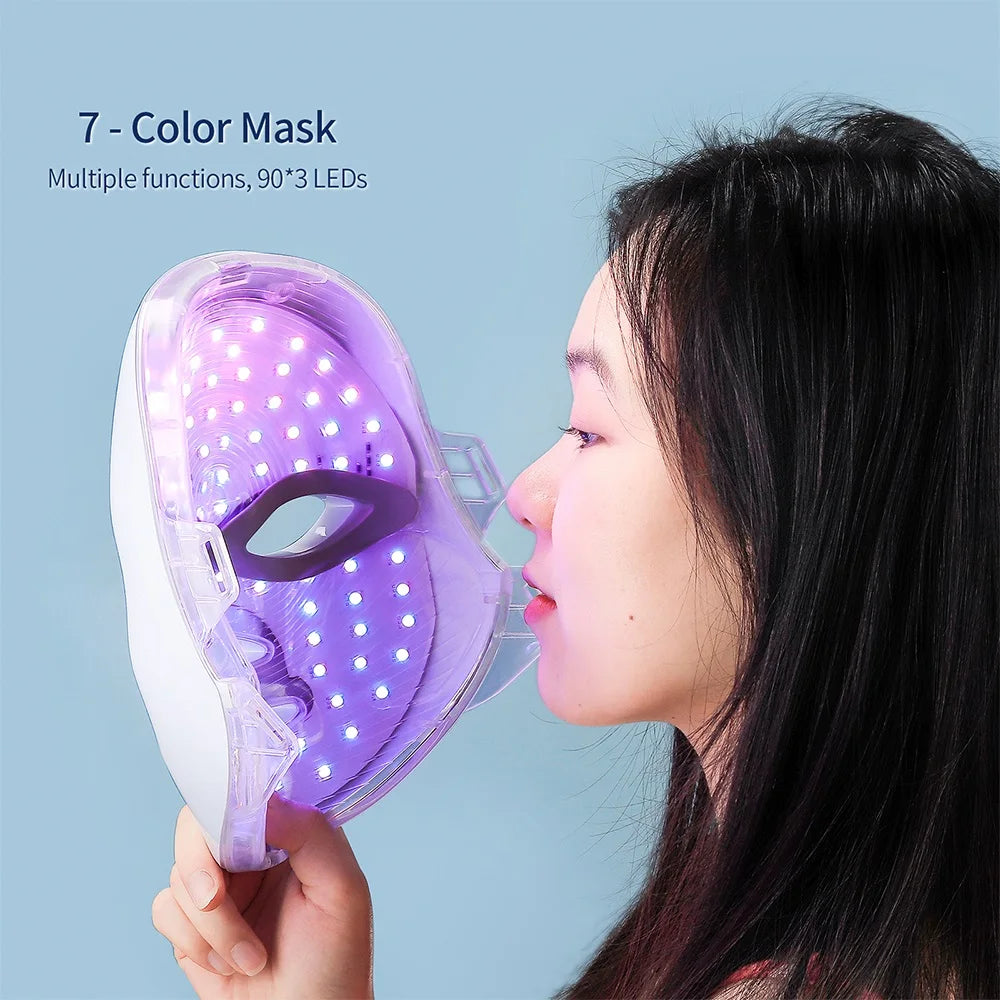 Glow Like Never Before: LED Skin Care Massager for Face & Neck