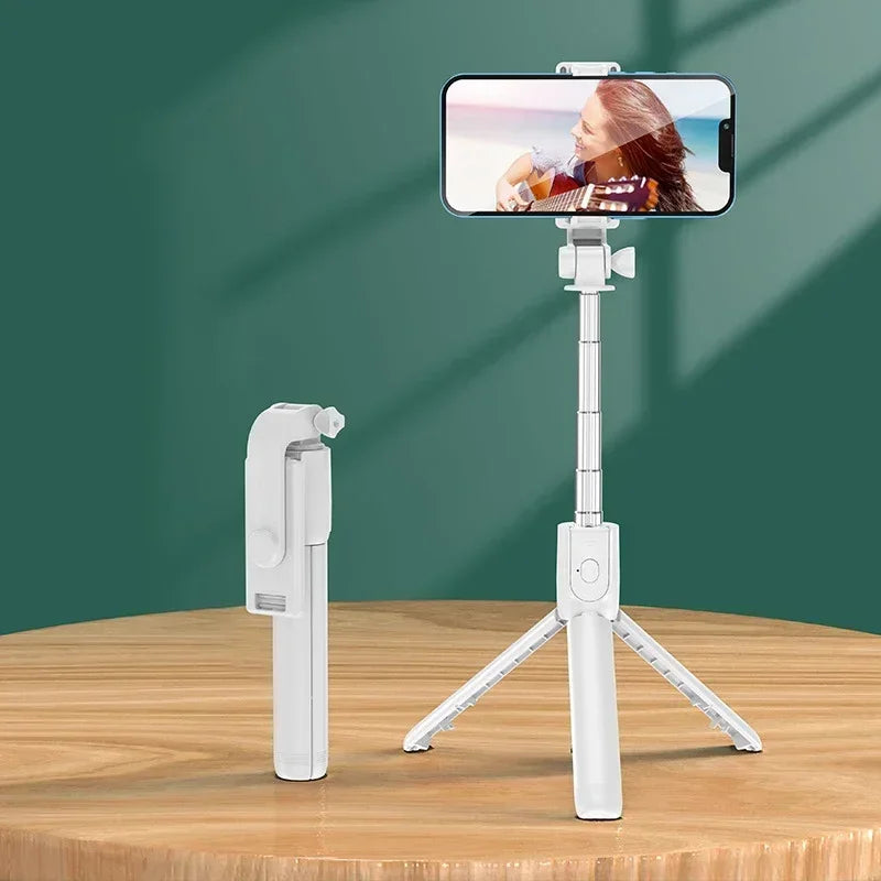 Bluetooth Remote Extendable Phone Tripod – Perfect for Selfies & Live Streaming