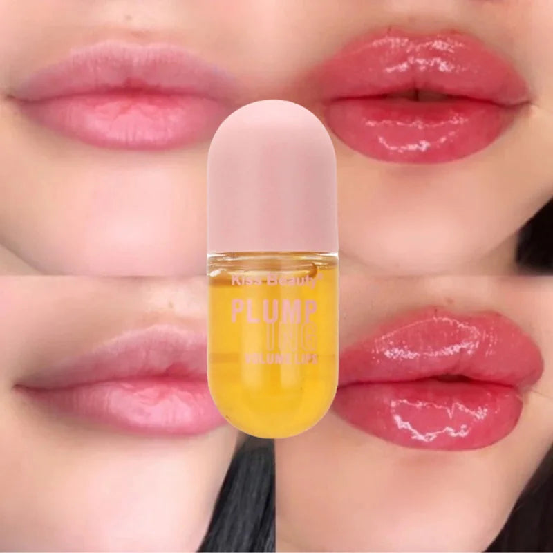 Long Lasting Lip Plumper Oil - Instant Lip Volume & Sexy Gloss